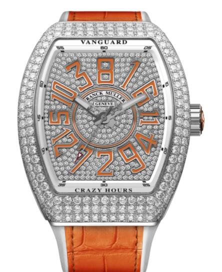 Franck Muller Vanguard Crazy Hours Replica Watch V 45 CH D CD (OR)